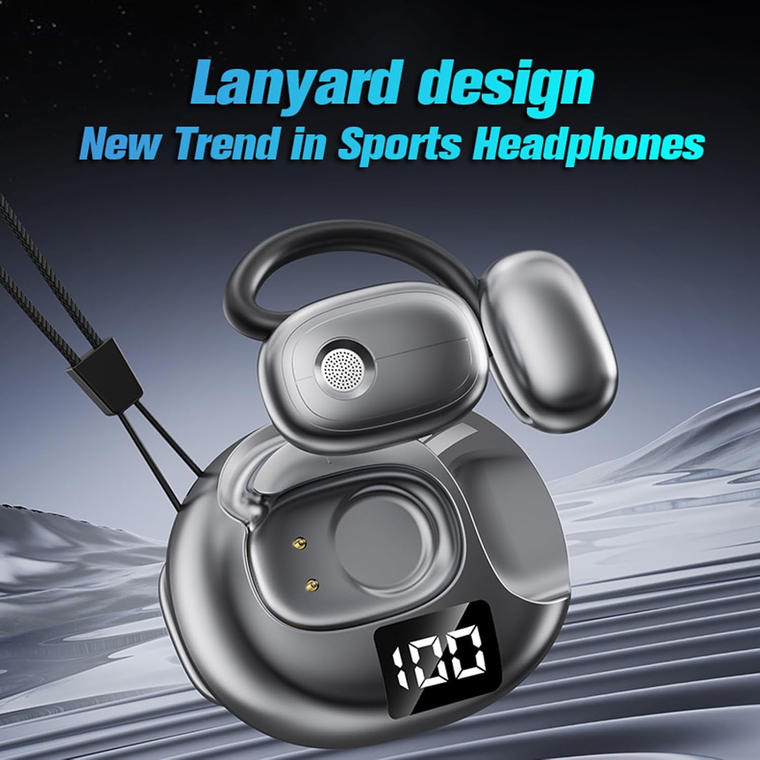 TRAHOOOpen Air Over The Ear Earbuds Outer Ear Headphones Wireless