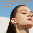 TRAHOOOpen Ear Wireless Ear Clip Bone Conduction Headphones Clip On