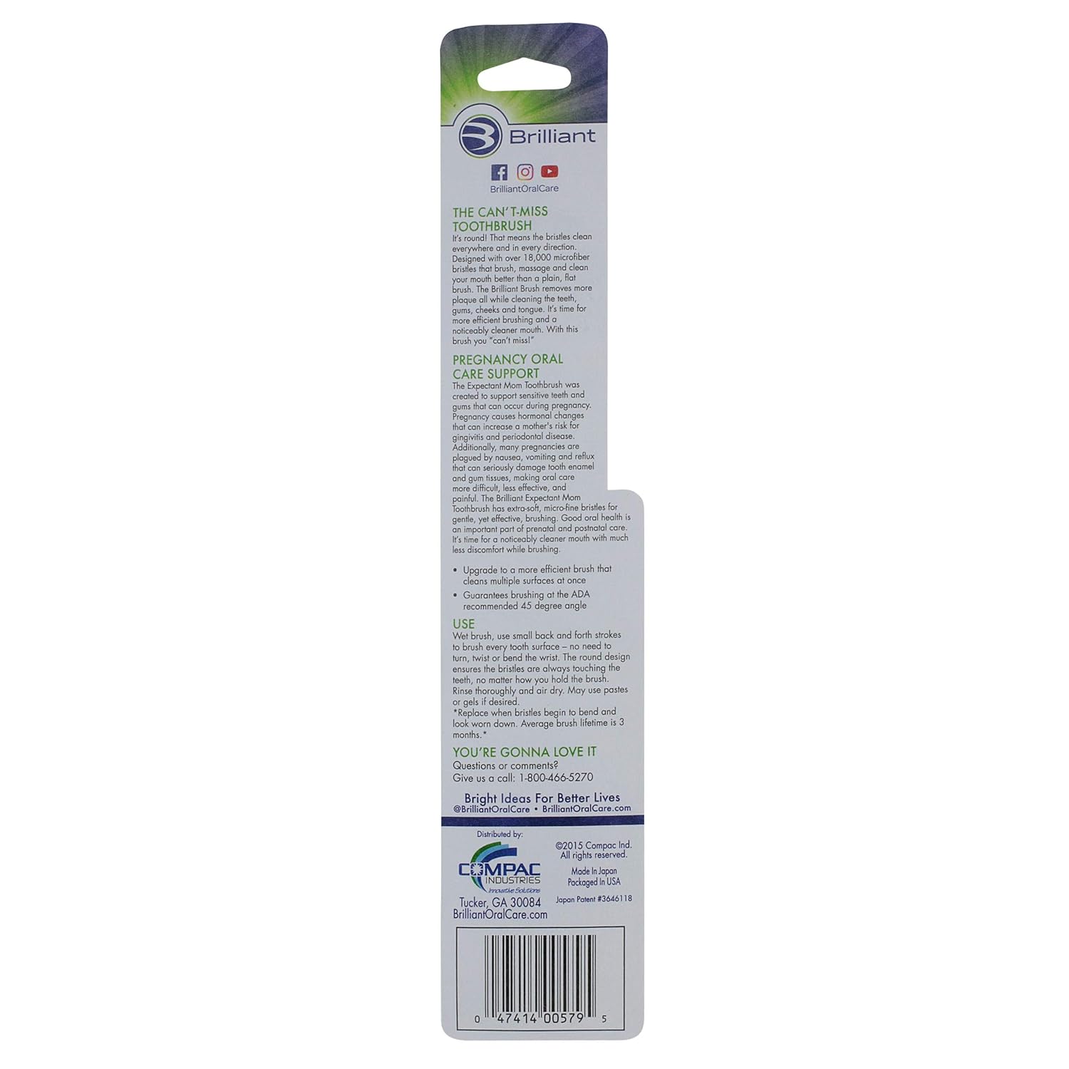 TRAHOOOral Care Expectant Mom Toothbrush, a Pregnancy Must Have with