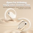 TRAHOOOut of Open Ear Headphones Over Ear Air Bone Conduction Earbuds