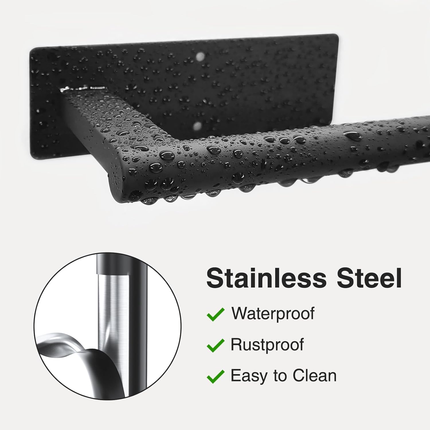 TRAHOOPaper Towel Holder Under SelfAdhesive or Drilling