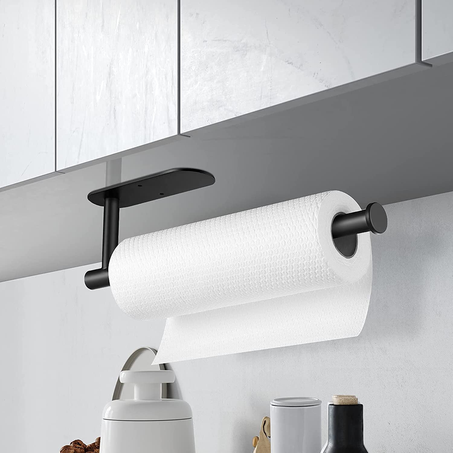TRAHOOPaper Towel Holders for Kitchen,Paper Towels Bulk SelfAdhesive
