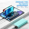 TRAHOOPortable Charger 20000mAh Power Bank 4 USB Output & Dual Input