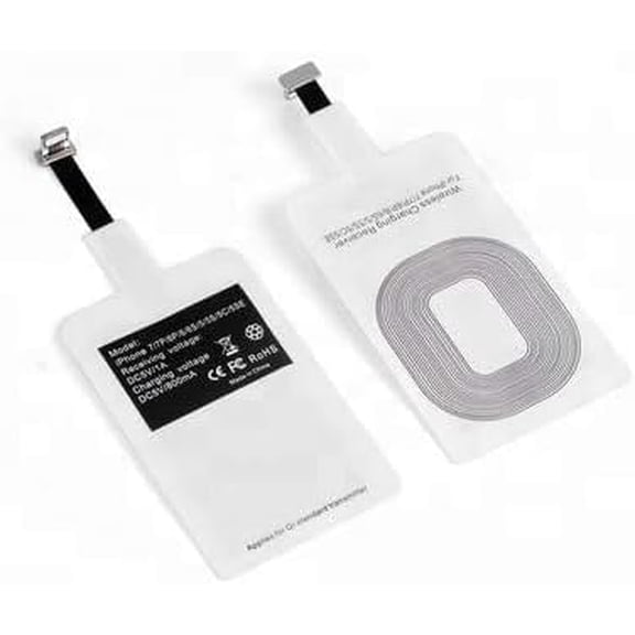 TRAHOO-QI Wireless Receiver, Adapter, Slim Charging Charger Card, Compatible With iPhone 7, 7 Plus, 6, 6 Plus, 5, 5s, 5c