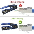 TRAHOORONGHUAI RJ45 Crimp Tool Kit LAN CAT5 CAT6 Crimping