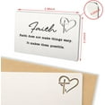 TRAHOOReligious Metal Wallet Card, Laser Engraved with Inspirational