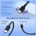 TRAHOORetractable USB Type C Power Cord,3.3FT Andorid Auto Fast