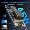 TRAHOOS24 S23 Ultra Charger 45W USB C Samsung Super Fast Charger Type