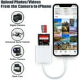 TRAHOOSD Card Reader for iPhone/iPad, Micro SD Card Adapter,Memory SD