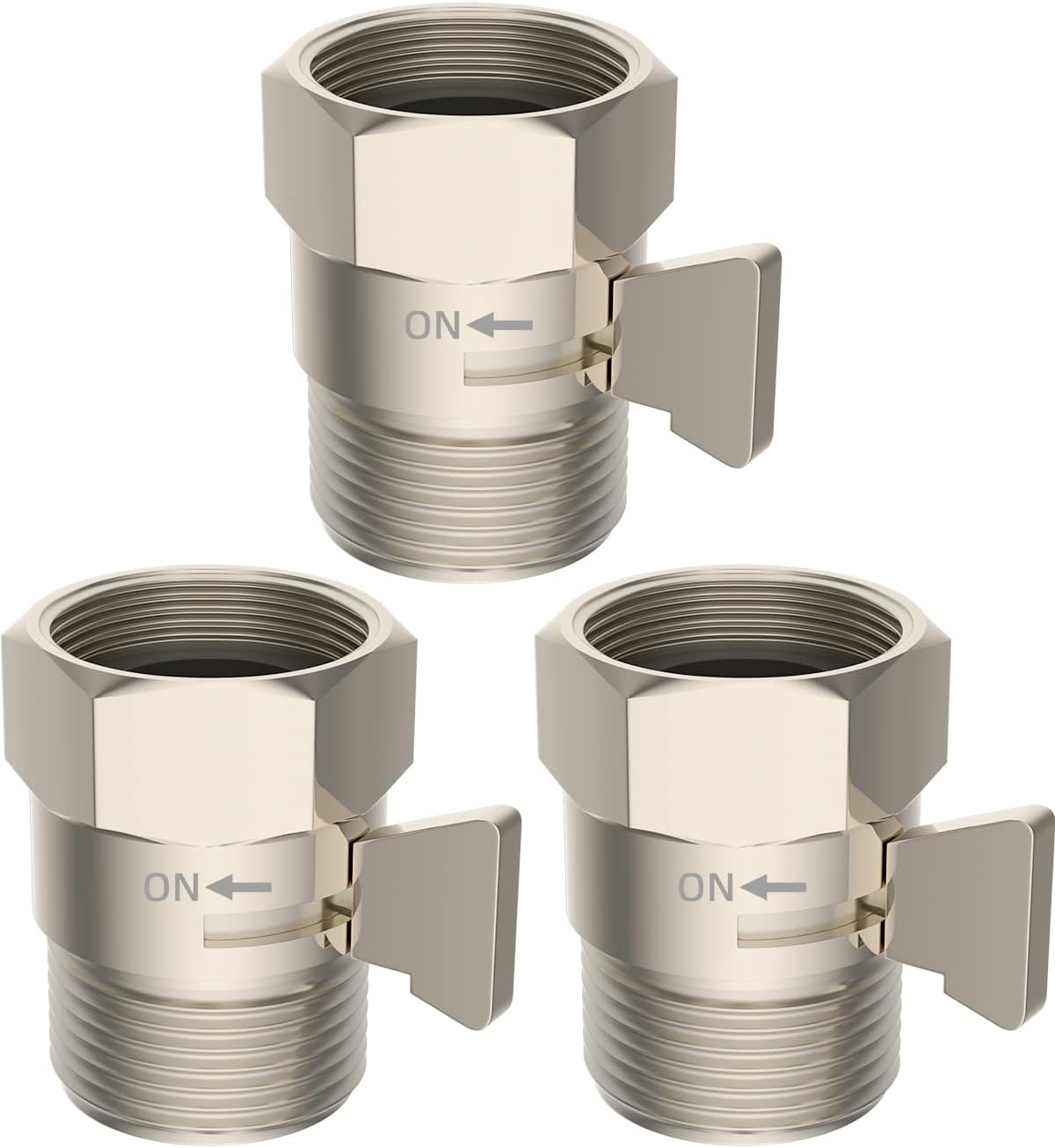 TRAHOOShower Head Flow Control Valve G1/2 Brass Shutoff Valve with