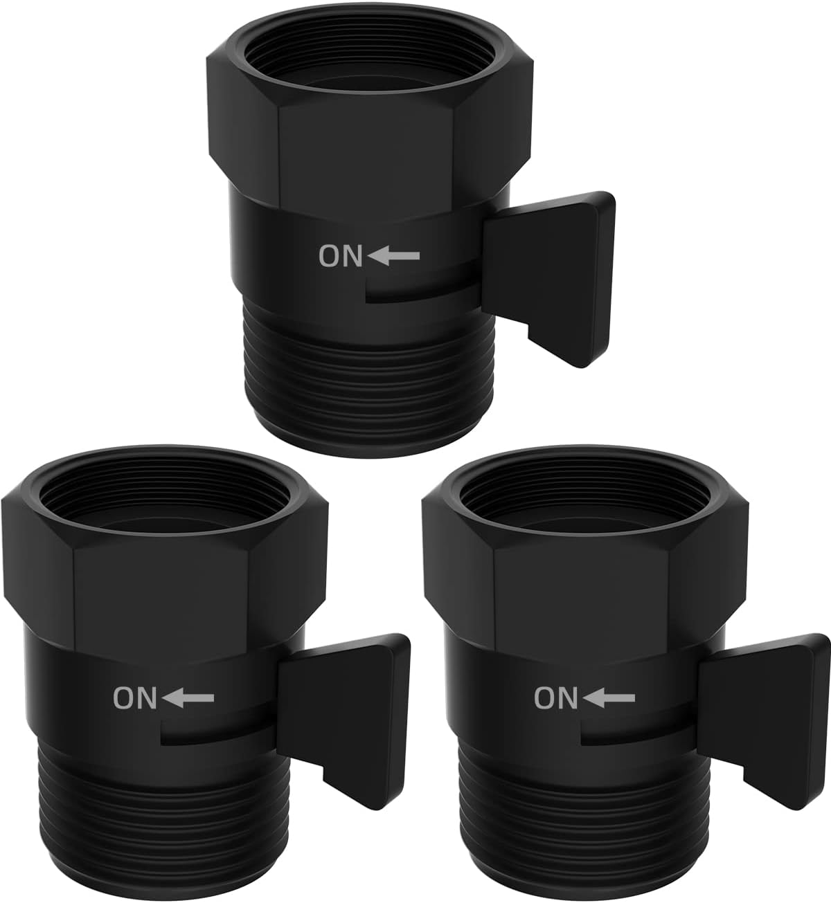 TRAHOOShower Head Flow Control Valve G1/2 Brass Shutoff Valve with