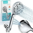 TRAHOOShower Head with Handheld, 10 Modes 5" High Pressure Filtered