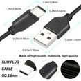 TRAHOOSlim USB C to USB A 15ft Cable, Long USB2.0 Cable USB A to Type