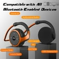TRAHOOSmall Bluetooth Headphones Wrap Around Head Sports Wireless