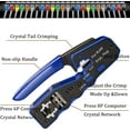 TRAHOOTAIWAIN CAT5 Crimping Set Network Crimp Tool Kit for RJ45/CAT6