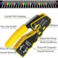 TRAHOOTAIWAIN RJ45 Cable Crimping Repair Network Tool for RJ11/RJ12