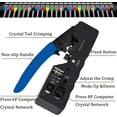 TRAHOOTAIWAIN RJ45/RJ11/RJ12 Cable Test Crimping Tool, CAT5/CAT6