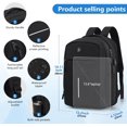 TRAHOOTravel Laptop Backpack, Lightweight Business Work Backpack for