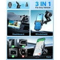 TRAHOO[True MilitaryGrade] Car Phone Holder [2024 Strongest Suction