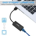 TRAHOOUSB 2.0 to Adapter USB to RJ45 Supporting 10/100 Mbps Network for