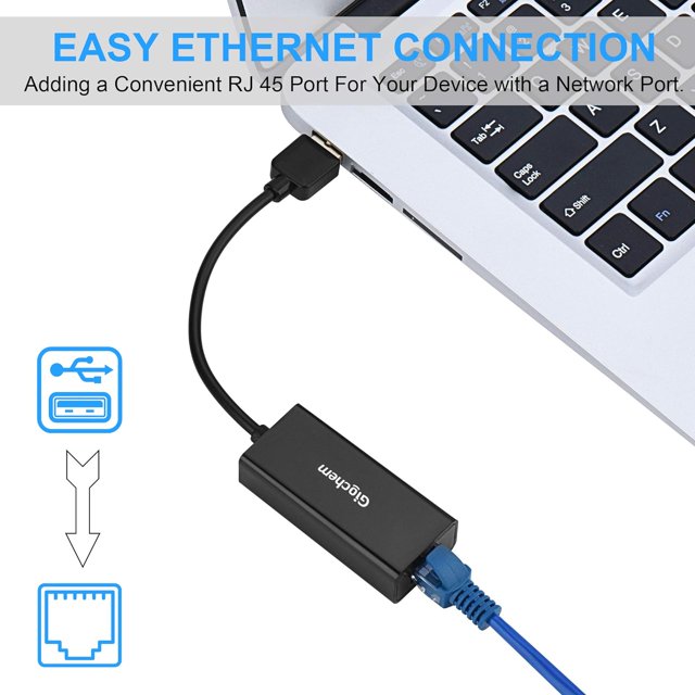 TRAHOOUSB 2.0 to Adapter USB to RJ45 Supporting 10/100 Mbps