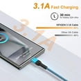 TRAHOOUSB C Charger Cable Fast Charging 6FT/3Pack for Motorola Razr