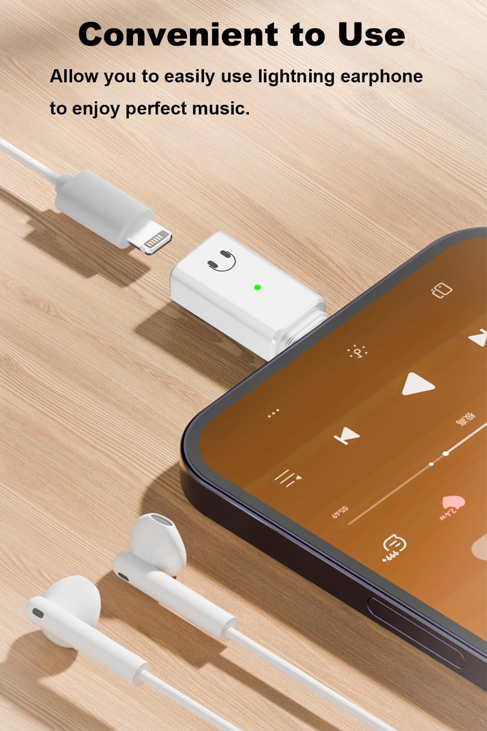 TRAHOOUSB C to Lightning Headphone Adapter, Type C Male to Lightning