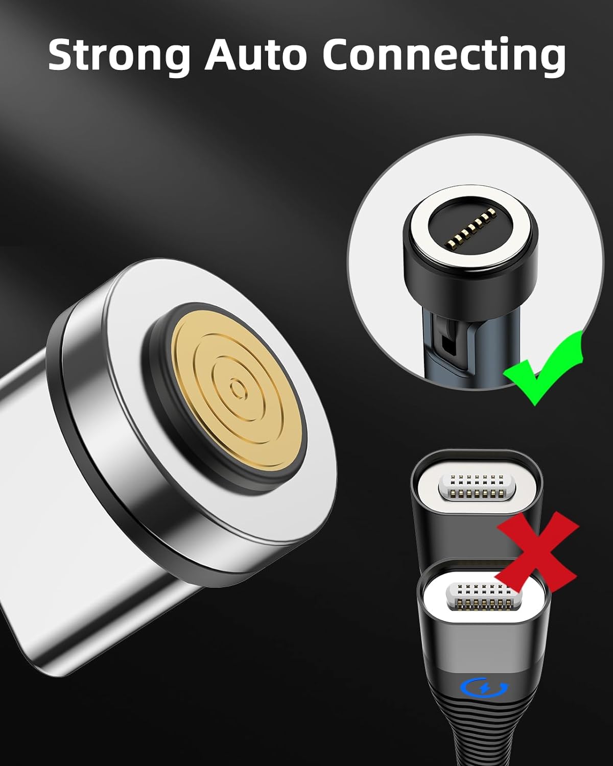 TRAHOOUSBC Connector 3 Packs, 7 Pin USB C Adapter