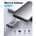 TRAHOOUSB C to Micro B Adapter 10Gbps, Micro B to USB C Adapter 3.2