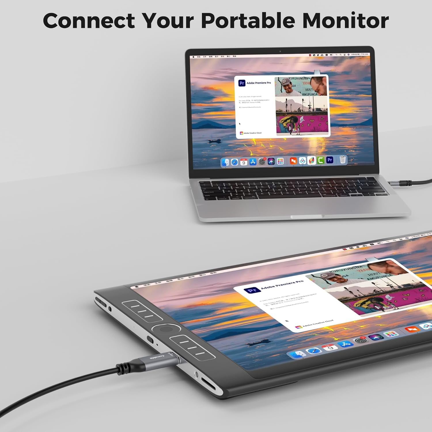 TRAHOOUSB C to Mini HDMI Cable 20 FT, (NOT HDMI), 4K60Hz, High Speed