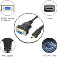 TRAHOOUSBC to RS232 DB9 9pin Female Serial Cable Converter Adapter