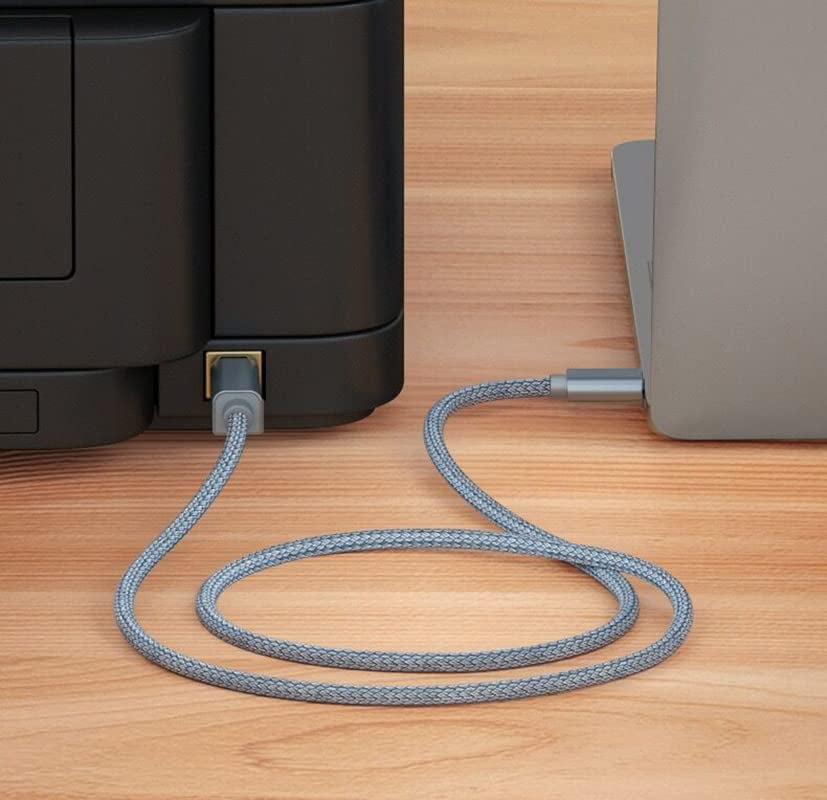 TRAHOOUSB C to USB B Printe Scanner Cable Compatible with MIDI