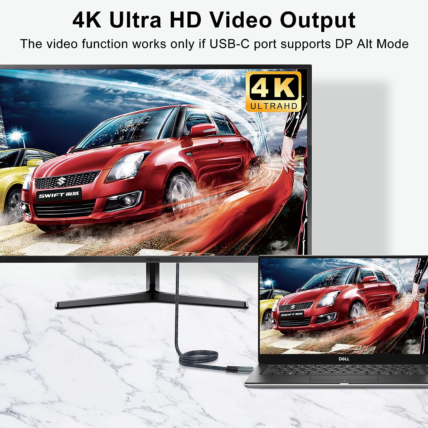 TRAHOOUSB C to USB C 3.2 Gen 2 Cable 20Gbps Data Transfer 100W PD Fast