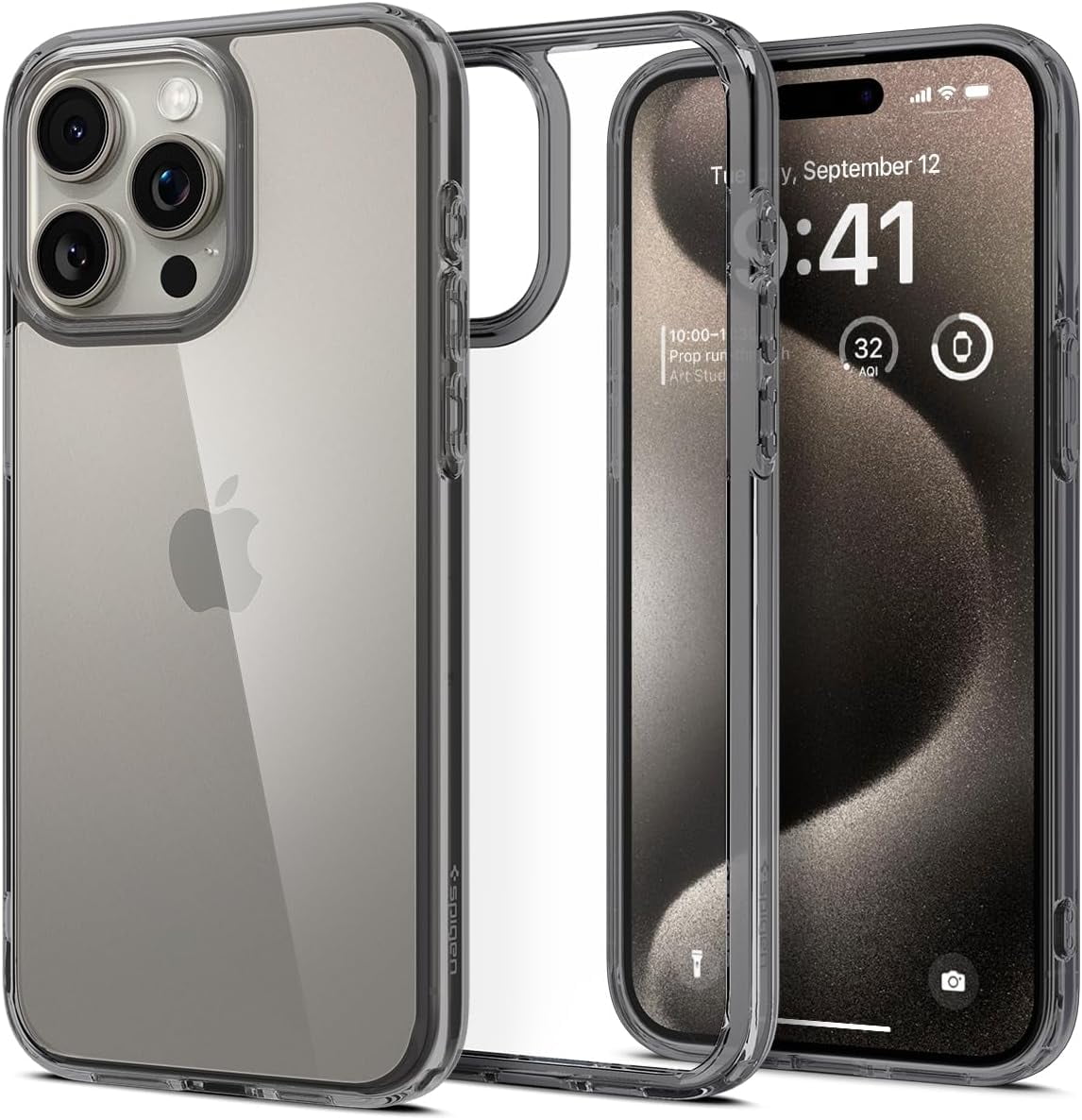 TRAHOOUltra Hybrid Designed for iPhone 15 Pro Case (2023) [Anti