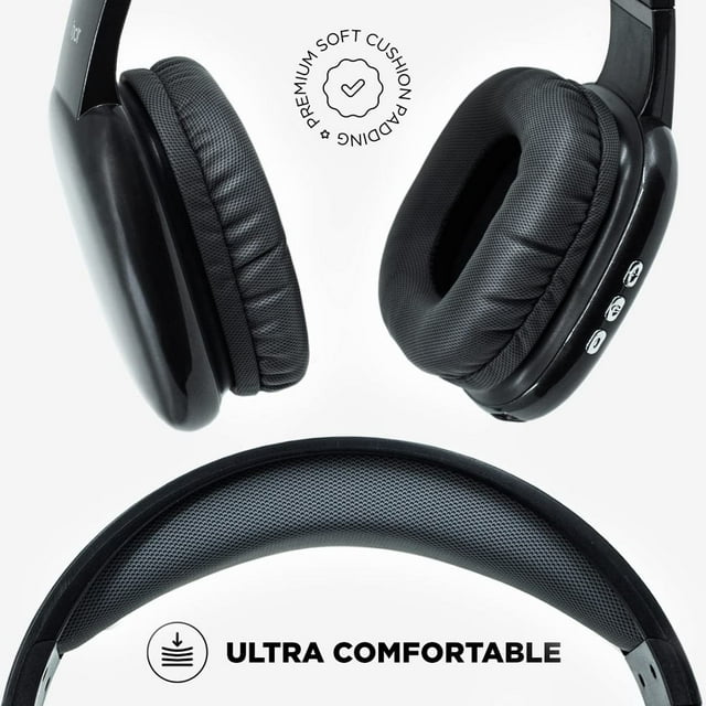 TRAHOOUltra Wireless Headphones with Microphone Rechargeable Over Ear