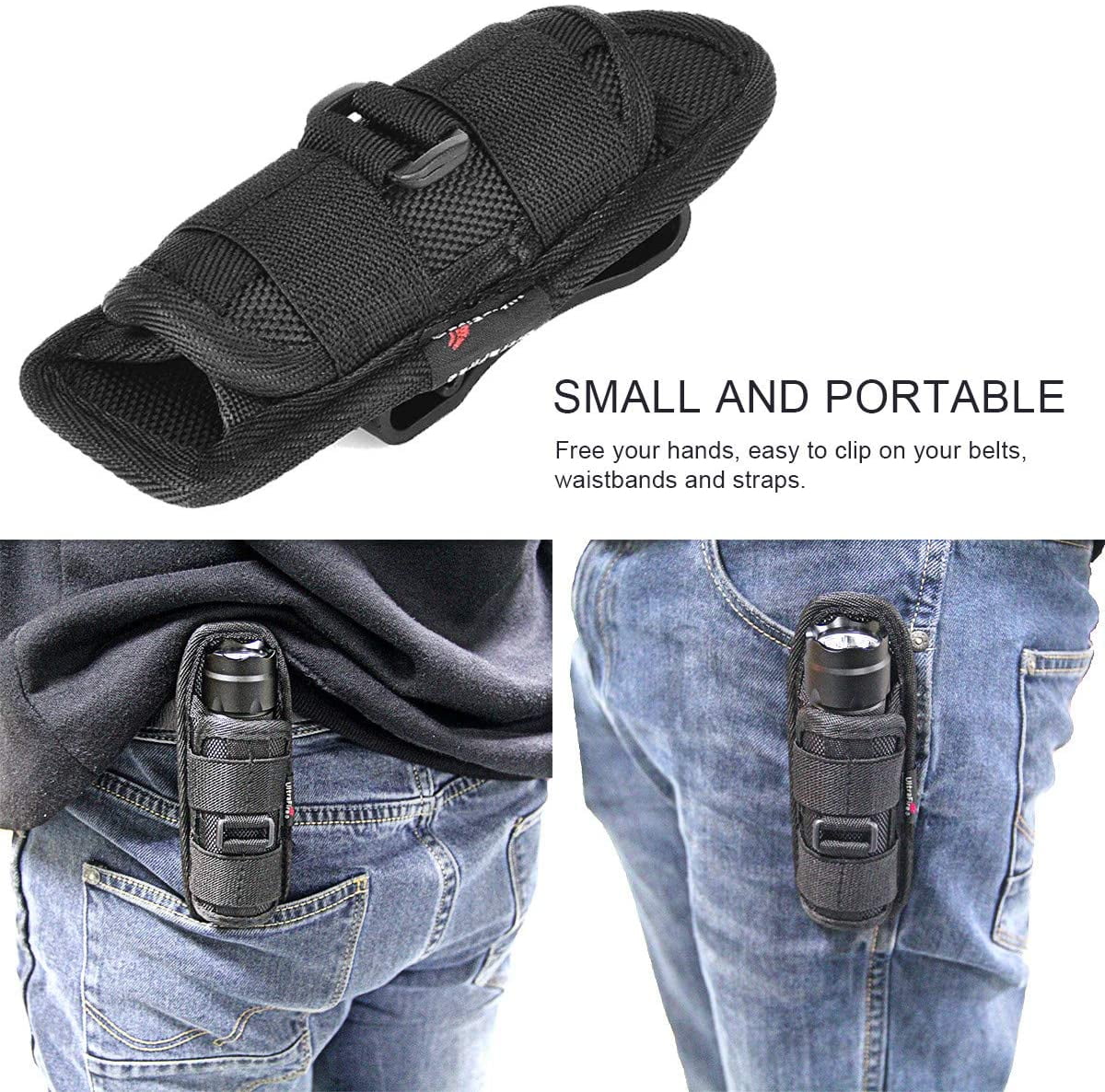 TRAHOOUltraFire Tactical Flashlight Nylon Duty Belt
