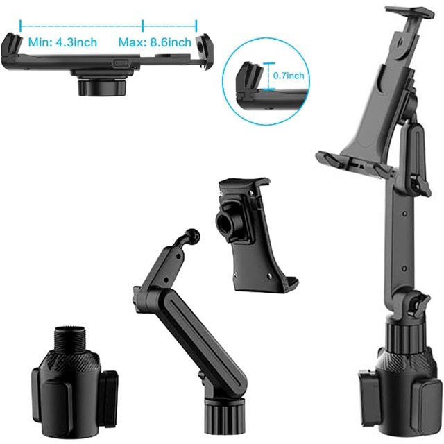 TRAHOOUniversal 2in1 Car Cup Holder Mountwith Expandable Base and