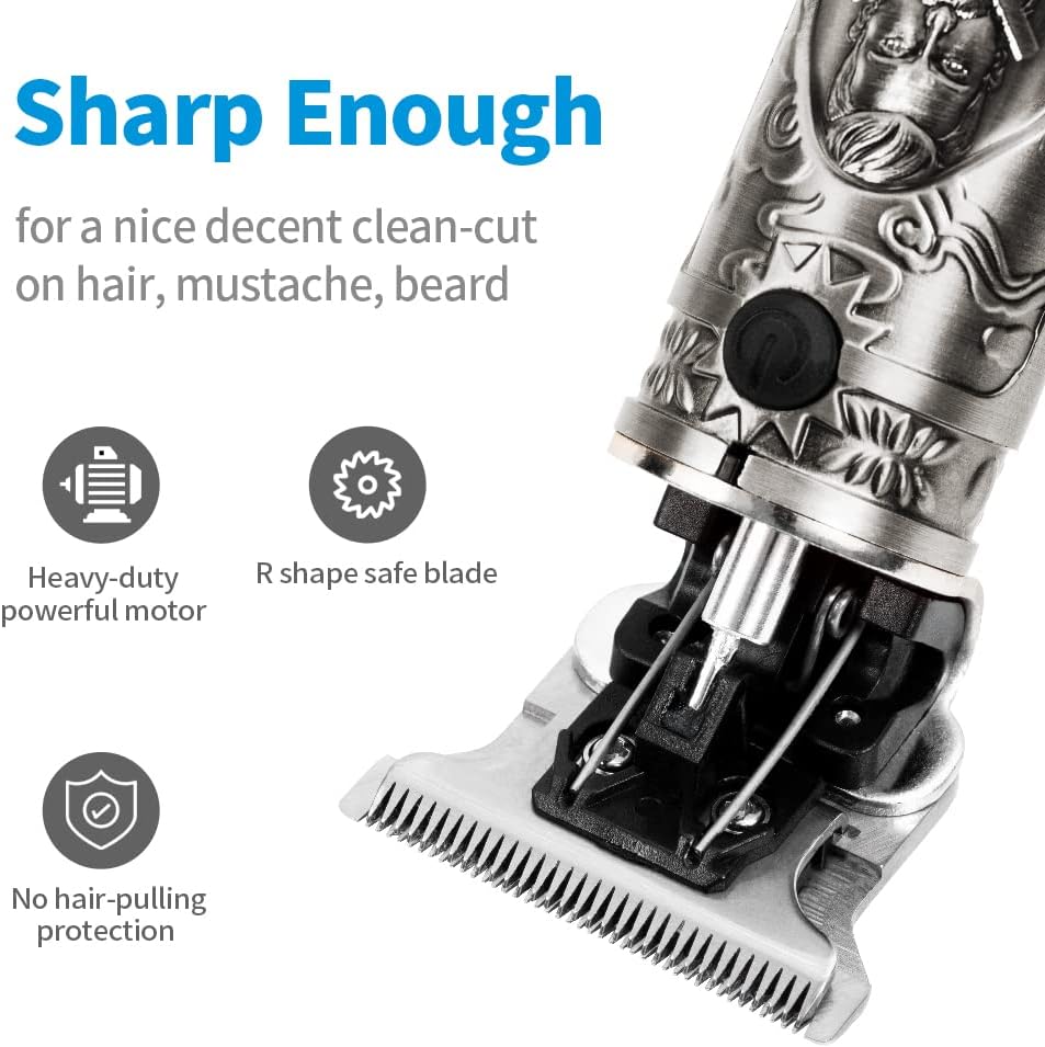 TRAHOOUpgraded Hair Trimmer, Hair Clipper for Men Beard Mustache Edger