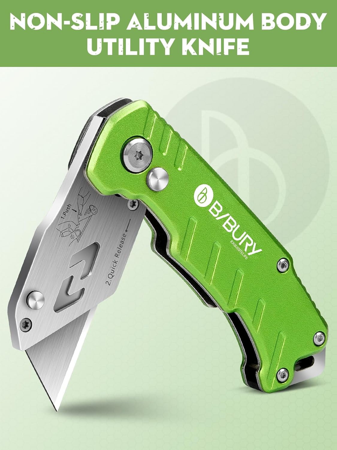 TRAHOOUtility Knife, Upgraded Version Heavy Duty Box Cutter, Pocket