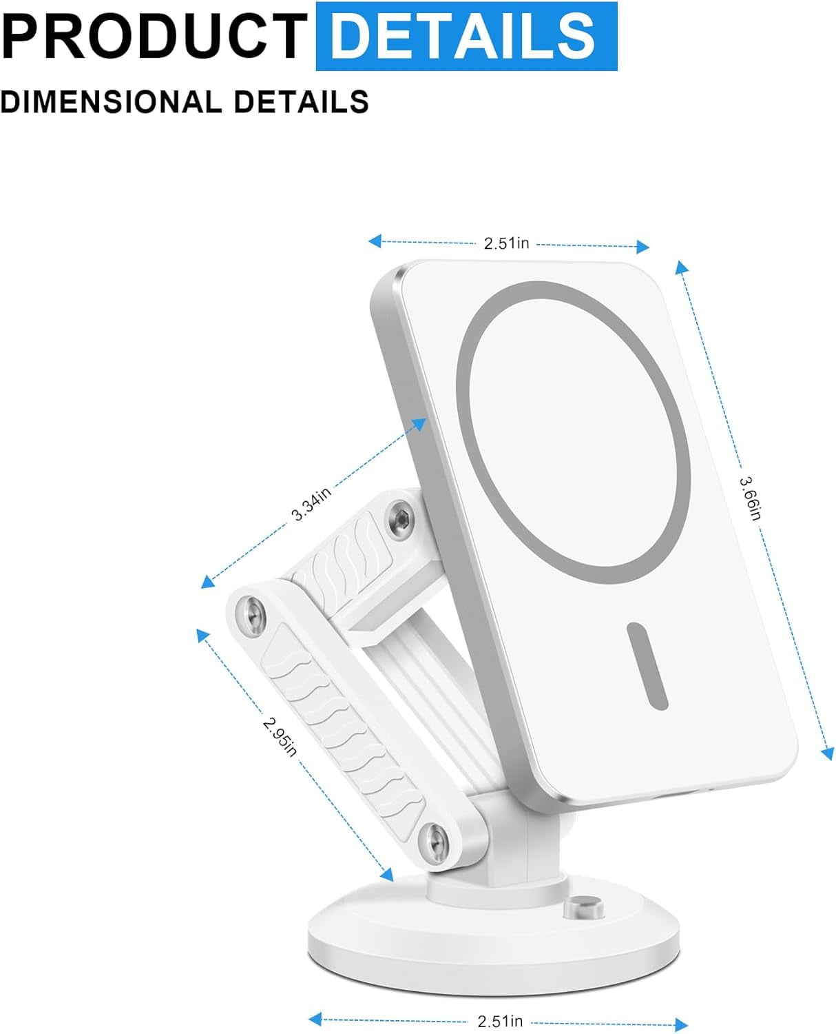 TRAHOOfor Car Wireless Charger, [2024 Upgrade] 15W Fast