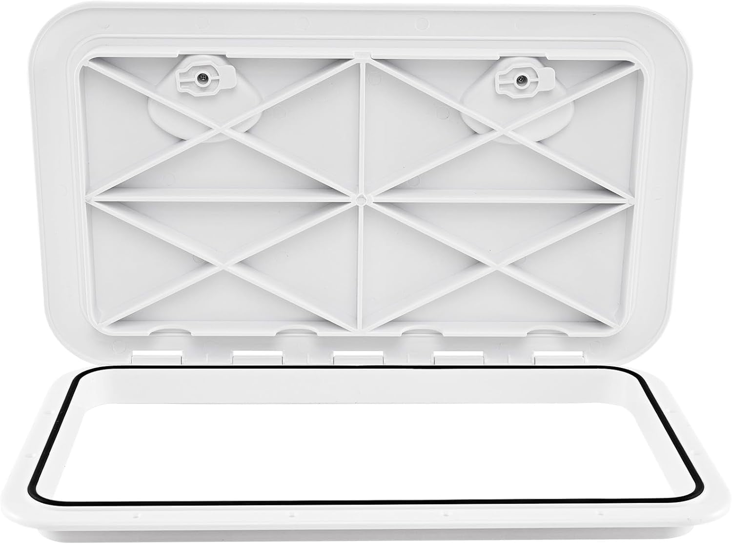 Marine Deck Access Hatch With 180° Lid Hinge And Non-Slip Surface - Foto 8