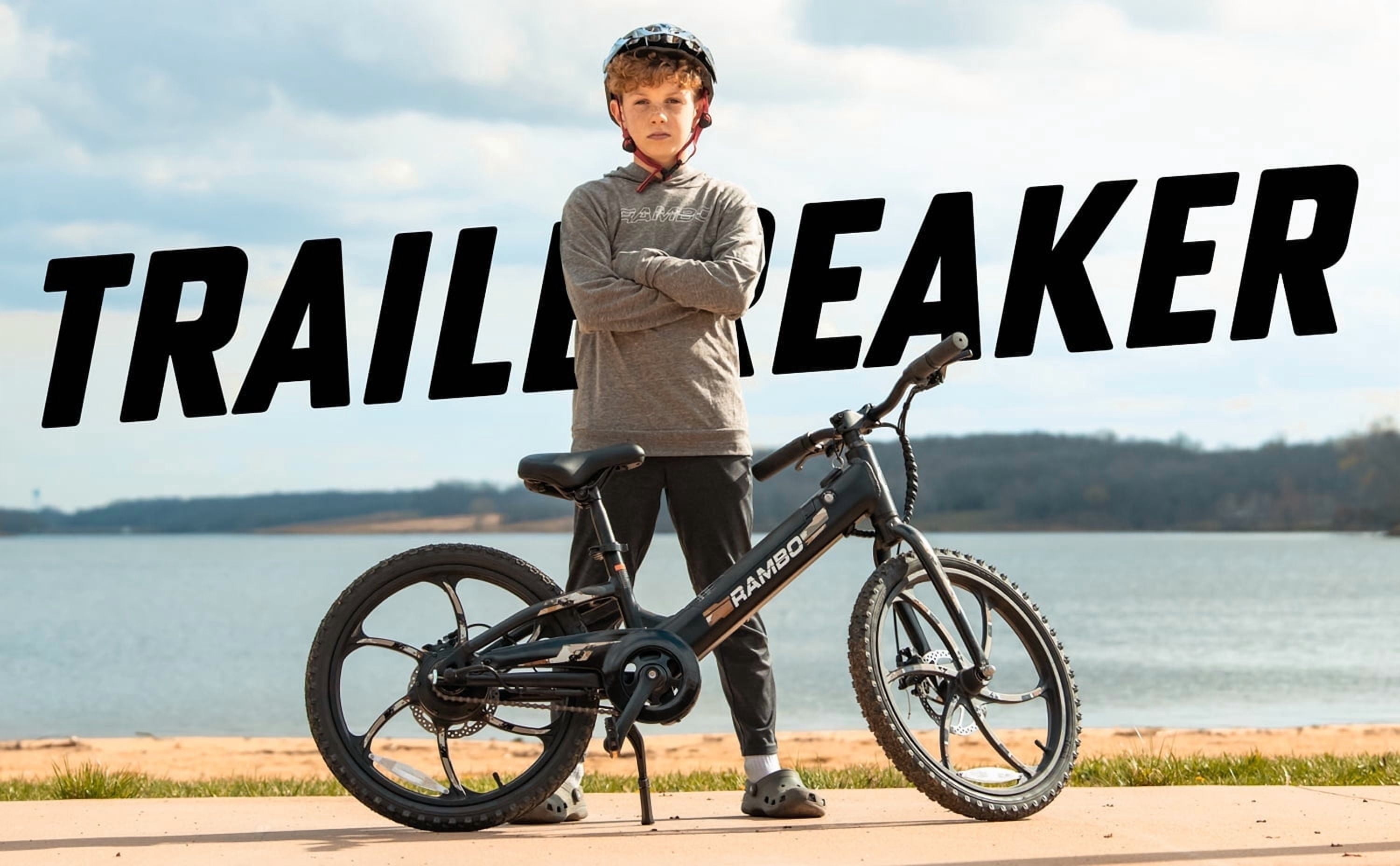 Rambo Trailbreaker 3.0 20" Electric Bike, Adjustable Power, Pedal Assist