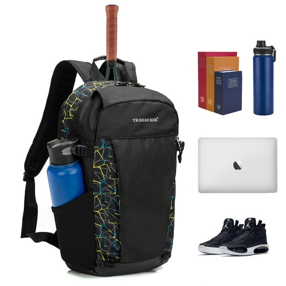 TRAILKICKER Laptop Backpack for Men & Women Unisex Travel Anti-theft Bag Business Work Computer Backpacks Purse College School Student Bookbag, Casual Hiking Daypack