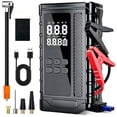 thumbnail image 1 of TRAKAR Jump Starter with Air Compressor,5000A Peak Car Battery Jump Starter(9.0 Gas/8.0L Diesel) 150PSI 14.8V Jump Box Car Battery Jumper Starter Portable with Jumper Cables,Power Bank,LCD Display, 1 of 7