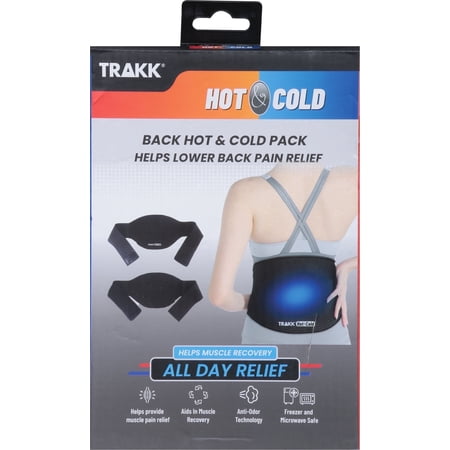 TRAKK Back Hot & Cold Pack For Helps Lower Back Pain- Alleviating Lower Back Pain through Advanced Temperature Therapy & Customizable Comfort