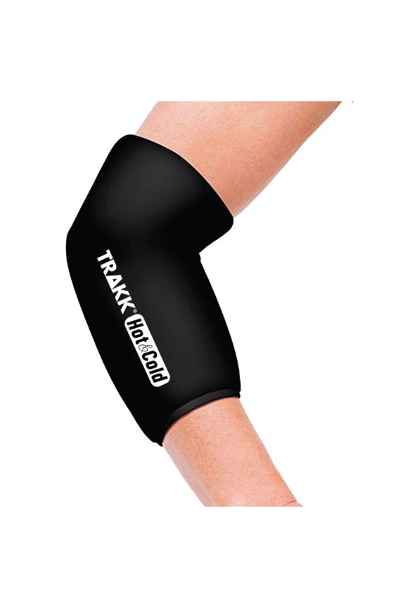 TRAKK Hot & Cold Compression Sleeve for Elbow, Knee & Arm  Reusable Gel Sleeve for Muscle Relief, Injury Recovery, Freezer & Microwave Safe