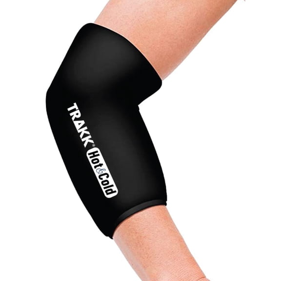 TRAKK Hot & Cold Compression Sleeve for Elbow, Knee & Arm Reusable Gel Sleeve for Muscle Relief, Injury Recovery, Freezer & Microwave Safe