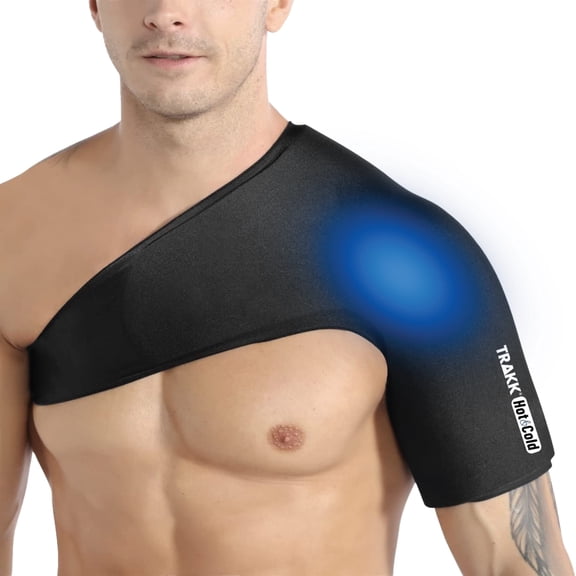 TRAKK ICE Shoulder Ice Pack Wrap For Help Shoulder Injury: State-of-the-Art Cooling Therapy Solution for Targeted Relief, Promote Swift Recovery