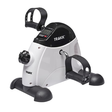 TRAKK Mini Exercise Bike Portable Foot Cycle Arm & Leg Peddler Machine