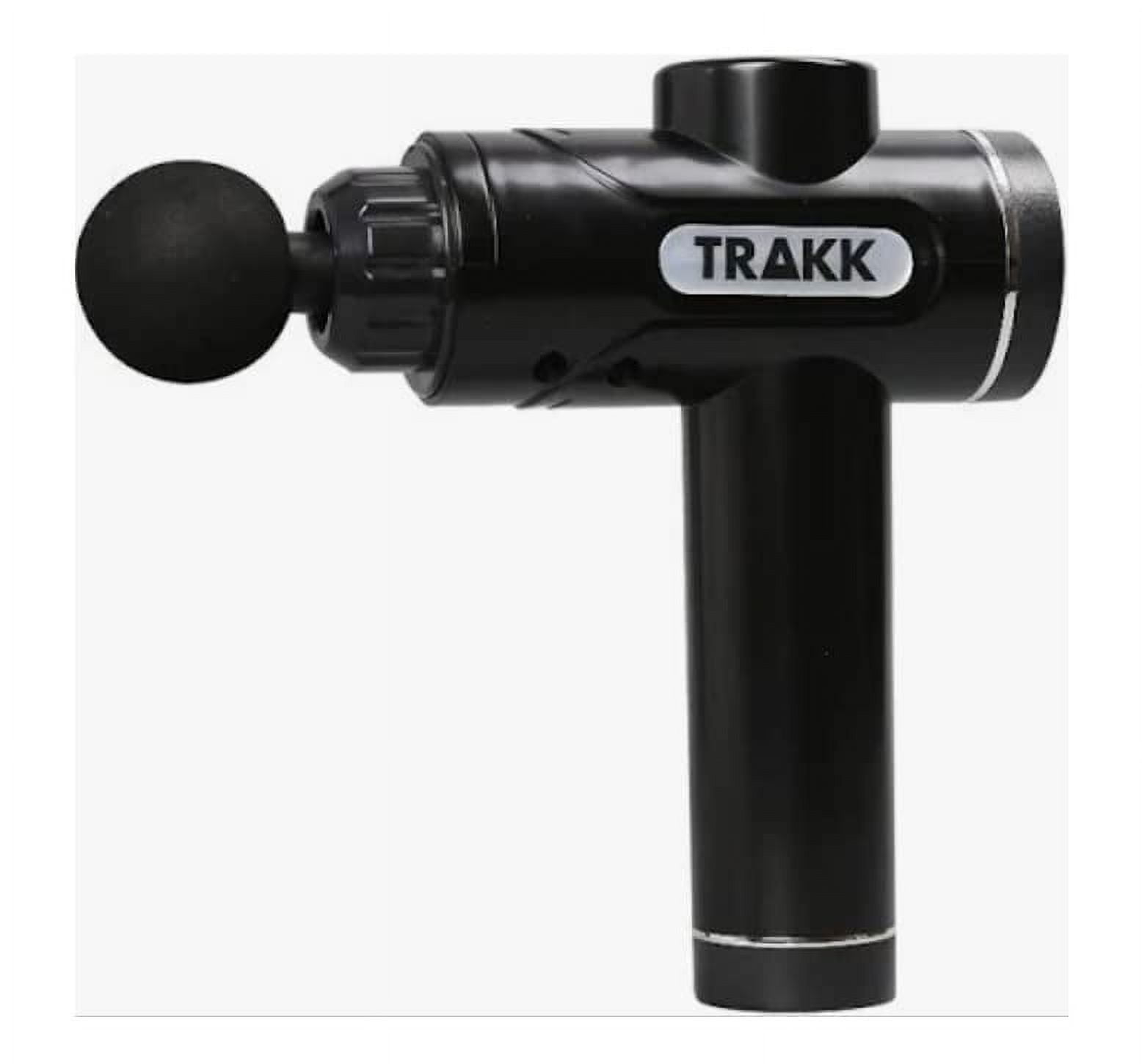 TRAKK SPORT Massage Gun for Muscle Relief, Cordless, Black (2 Piece)